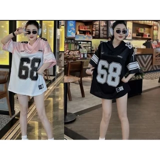 Áo thun tay lỡ CỔ V SỐ. ... 68...MÃ MỚI ,form rộng tay lỡ Unisex Oversize