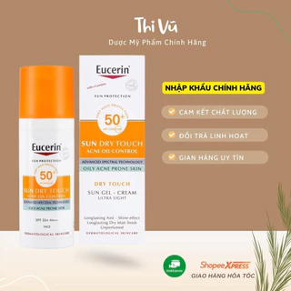 Kem chống nắng cho da nhờn mụn Eucerin Oil Control SPF50+ 50ml (mart)