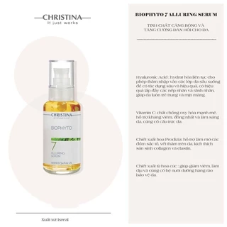 Biophyto 7 Alluring Serum - Tinh Chất Làm Căng Bóng & Tăng Cường Đàn Hồi 100ml