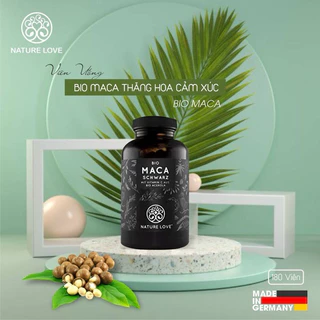 Viên uống tăng cường sinh lực, tăng khả năng sinh sản chiết xuất MACA - NATURE LOVE® BIO MACA (Hộp 180 Viên)  Hàng Đức