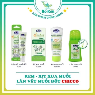 Shop Bố Ken Kem Bôi, Xịt, Lăn Vết Muỗi Đốt Và Xua Muỗi [Thương Hiệu Chicco, Xuất xứ Italy]