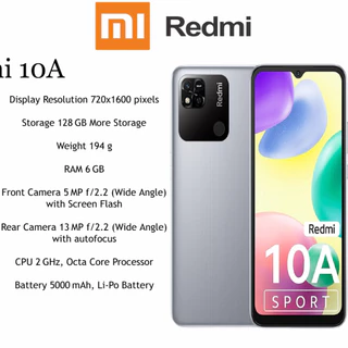 Điện thoại di động Redmi 10A- Chính hãng