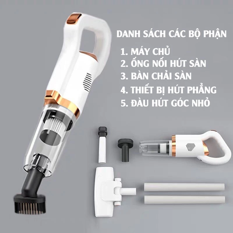 Máy hút bụi cầm tay không dây 3 trong 1 Máy hút bụi đa chức năng cho sử dụng tại nhà