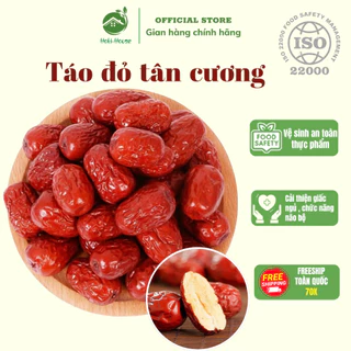 Táo đỏ Nhược Khương hữu cơ size trung 260 quả/kg, khô tự nhiên, không chất bảo quản, giảm stress & cholesterol