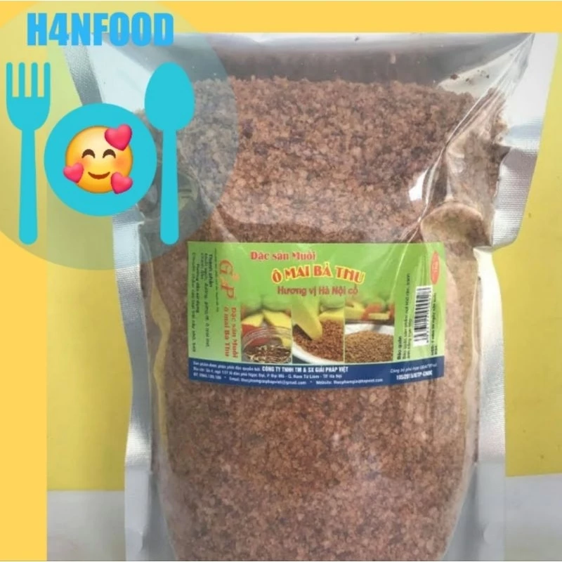 Muối ô mai Bà Thu đặc sản Hà Nội (muối xí muội) 500g