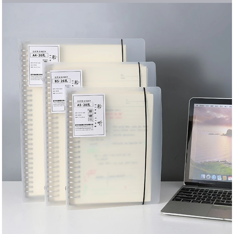 Ruột sổ còng 120 TRANG giấy refill 20 26 30 lỗ A5 B5 A4 sổ planner bullet journal - SC