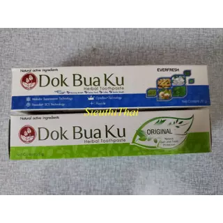 Kem đánh răng đen DokBuaKu Original Thái Lan tuýp 20gr/25gr (tiện lợi du lịch)