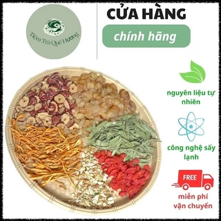 Trà Đông Trùng Hạ Thảo Long Nhãn mix 6 vị -Hỗ trợ Bồi bổ sinh lực, Tăng cường sức khỏe