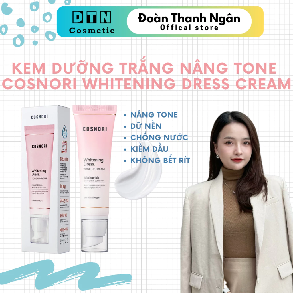 [ CHÍNH HÃNG ] Kem dưỡng trắng nâng tone da COSNORI 50ml