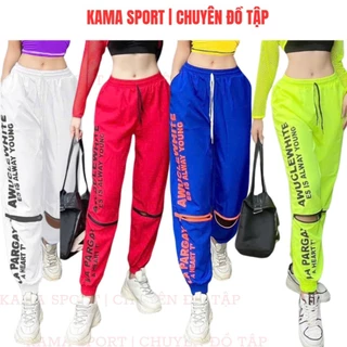 Quần jogger nữ PG01 quần thể thao nữ, quần gió cao cấp, quần tập gym, nhảy zumba, aerobic, nhảy dân vũ, đi tập đi chơi