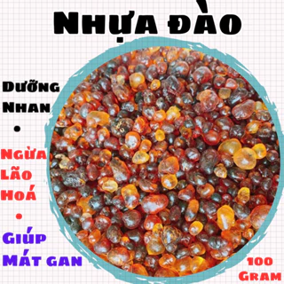 Nhựa Đào Vân Nam Loại 1 Nguyên Liệu Nấu Chè Gói 100gram