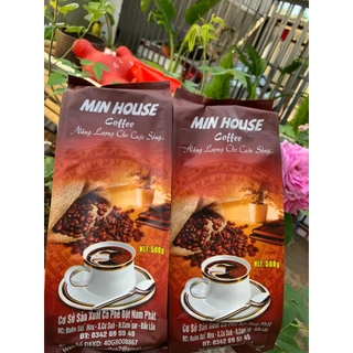 BB9 -1 kg Cà phê nguyên chất MIN HOUSE Đắk Lắk, đậm đà hậu ngọt, cà phê rang xay, cà phê hạt