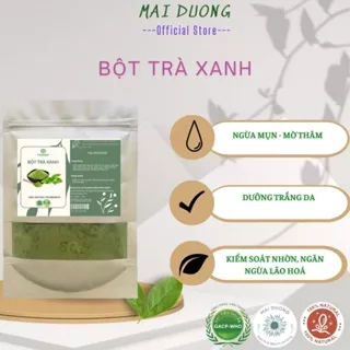 Bột trà xanh đắp mặt nguyên chất sấy lạnh hữu cơ Hải Khánh thiên nhiên 100gr chăm sóc da mặt-Mai Duong Health & beauty