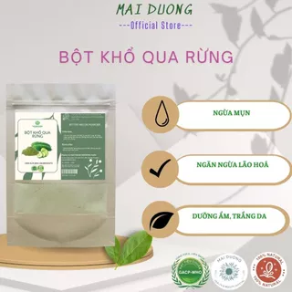 Bột khổ qua mướp đắng nguyên chất 100%  Hải Khánh chăm sóc da giúp thải độc, giảm mụn, mát da 100gr-Mai Duong Health