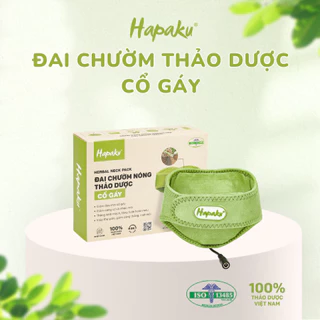 Đai Chườm Nóng Thảo Dược Cổ Gáy Hapaku - Giảm Nhức Mỏi Cổ Gáy, Thư Giãn, Làm Nóng Bằng Điện