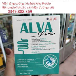 ALVA Probio cho trẻ từ 6 tháng tuổi - Bổ sung lợi khuẩn giảm rối loạn tiêu hóa do loạn khuẩn Hộp 60 viên Bacillus