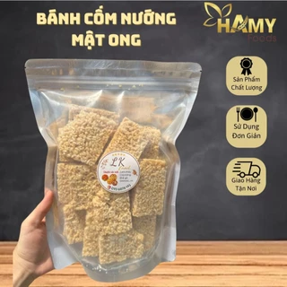 Bánh cốm gạo nướng mật ong