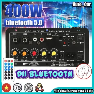 【Hàng giao ngay】Mạch loa D11 Bluetooth 5.0 hát Karaoke 120w, 12V/24V/220V (Tặng kèm đủ phụ kiện)