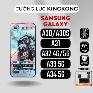 Kính cường lực KINGKONG Samsung galaxy A30/A30S/A31/A32 4G/A32 5G/A33 5G/A34 5G | miếng dán màn hình