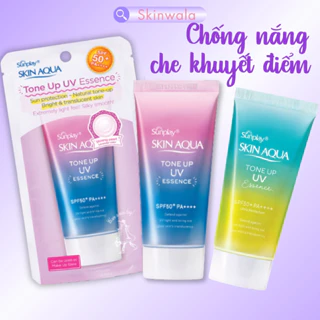 Kem chống nắng Skin Aqua body nâng tone 80g Lavender dưỡng trắng da Sunplay Skin Aqua tone up UV SPF50+ PA++++, Skinwala