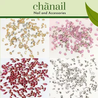 Set 50 Hạt Đá Pha Lê Mini Nhiều Màu Sắc Đính Móng Nghệ Thuật nail - CHANAIL