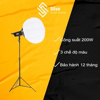 Bộ đèn Softbox chiếu sáng, Bộ Đèn Chụp Studio Hình Cầu Bediro BD-400S chụp ảnh quay video livestream bán hàng