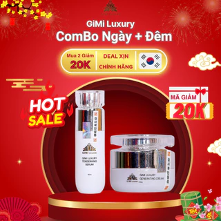 {Chính Hãng 100%} ComBo Ngày + Đêm GiMi Luxury Hàn Quốc,dưỡng trắng, phục hồi, Sản Phẩm Chính Hãng