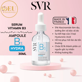 Tinh chất SVR [B3] Ampoule Hydra Serum Niacinamide 5% Dưỡng Ẩm, Ngăn Ngừa Nếp Nhăn Và Phục Hồi Da