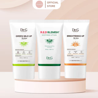 Kem chống nắng Dr.G Green Mild Up Sun Essence/ Brightening Up/R.E.D Blemish Soothing Up SunSPF50++++