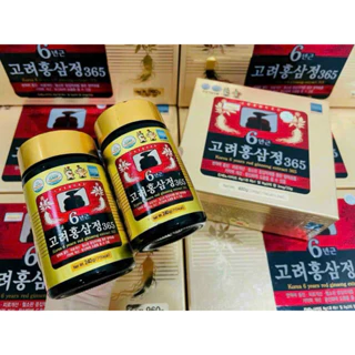 [DUY NHẤT HÔM NAY] [SALE] Cao Hồng Sâm 365 Hàn Quốc, Hộp 2 lọ 240ml