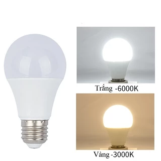 Bóng đèn LED búp tròn 5W /7W /9W ánh sáng trắng/ vàng - tiết kiệm điện gia đình