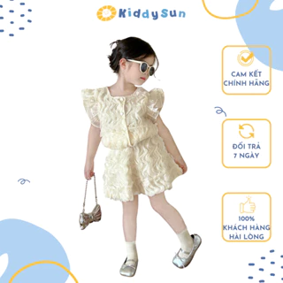 Set đồ bé gái Kiddy Sun mềm mại an toàn dành cho bé gái từ 2,3,4,5,6,7,8,9,10,11,12 tuổi [V635]