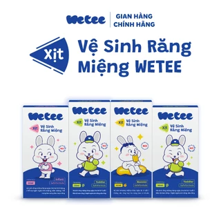 Xịt Vệ Sinh Răng Miệng Wetee Cho Bé 6 Tháng (30ml)/ 1 Tuổi (30ml)/ 1 Tuổi (50ml) 3 Tuổi (50ml), Vị Ngọt, AnToàn Cho Bé