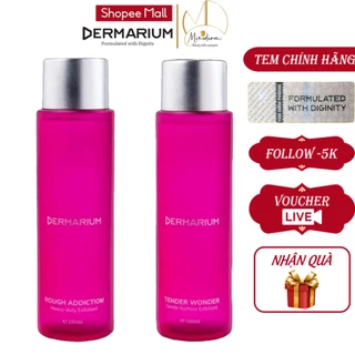 Toner AHA Dermarium Tender Wonder, Rough Addiction tẩy tế bào chết, giảm thâm, làm sáng da 55ml, 150ml