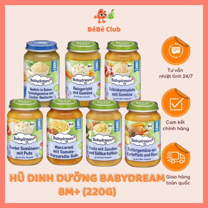 Hũ Dinh Dưỡng BabyDream 8M+ (220g)