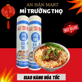 Mì trường thọ sợi dẹt Jinmailang, mì gia đình Trung Hoa bó 900g