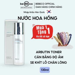 Nước hoa hồng trắng da mờ thâm nám se khít lỗ chân lông bổ sung & duy trì độ ẩm trẻ hóa DA BEBECO ARBUTIN TONER 130ml