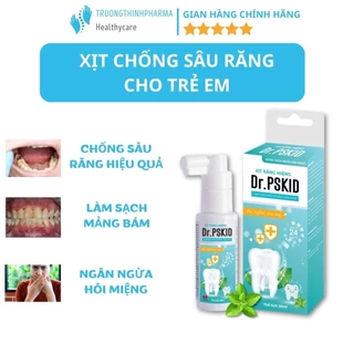 Xịt chống sâu DR.PSKID dành cho trẻ từ 12 tháng tuổi, chăm sóc và bảo vệ răng chắc khỏe