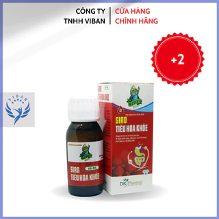 2 chai Tasty Siro tiêu hóa khỏe 60ml - Dkpharma