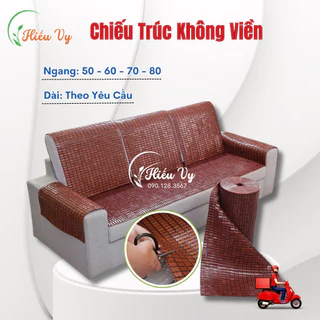 (40-90cm) Chiếu Trúc Không Viền Trải Ghế Sofa, Trải Giường Spa, Lót Ghế Ngồi, Cabin Oto Siêu Mát