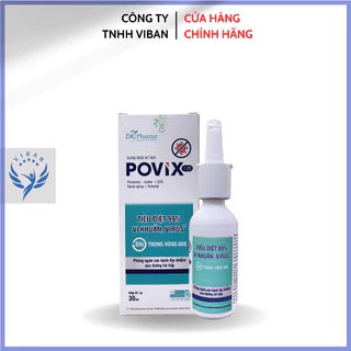 Dung Dịch Xịt Mũi POVIX 1.25 - DK Pharma