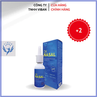 Combo 2 Chai Nước Muối Ưu Trương DK NASAL - DK Pharma