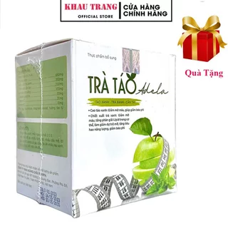 Trà Táo Xanh Giảm Cân Kelly Thảo Mộc Adela Detox Hộp 12 Gói Giảm Mỡ Bụng Cấp Tốc An Toàn Kiểm Soát Cân Nặng