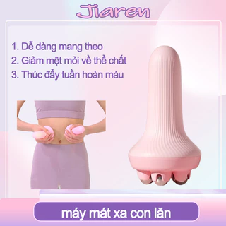 Con lăn massage 5 bi từ tính chải body giảm nhức mỏi thon gọn cơ thể Dụng Cụ Massage Cầm Tay Đa Năng