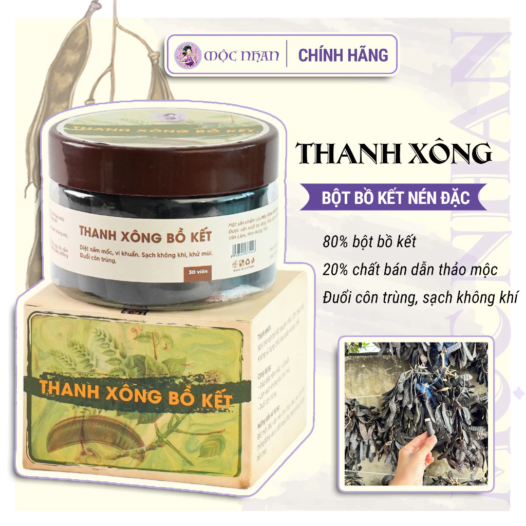 Thanh Bồ Kết Xông Nhà Giúp Thơm Nhà - Đuổi Muỗi - An Toàn - Mộc Nhan