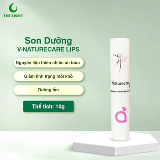 Son Dưỡng V-NATURECARE LIPS Với Sáp Ong Trắng, Dầu Oliu Giúp Môi Mềm Mịn, Tươi Tắn - Thỏi 10g - The Light