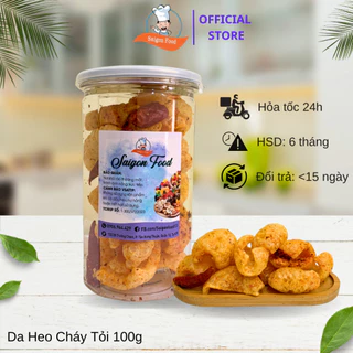 100gram Da Heo Cháy Tỏi Loại Ngon Saigonfood