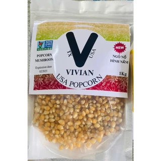 Bắp hạt Mỹ hình nấm  VIVIAN/ làm bắp rang bơ tại nhà