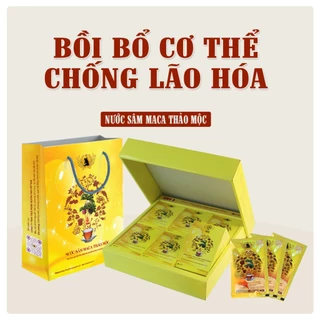 [Thảo dược]Nước sâm Maca thảo mộc Royal D'Inca-Hỗ trợ sức khỏe, chống lão hóa 30gói x 70ml