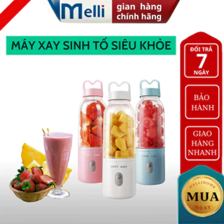 Máy xay sinh tố  500ml cầm tay MELLI đa năng công suất 150w mạnh mẽ siêu tiện lợi  , xay cực nhanh chỉ 9s